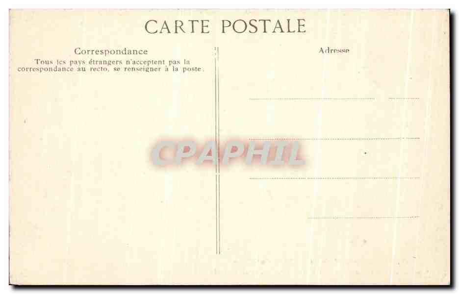 Chambre à Coucher des Impératrices Marie-Louise et Eugénie — Palais de Compiègne — Collection Spéciale — n°28 — Verso