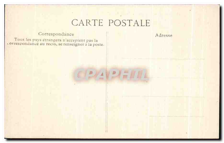 CPA Palais de Compiegne Salle a Manger — Verso