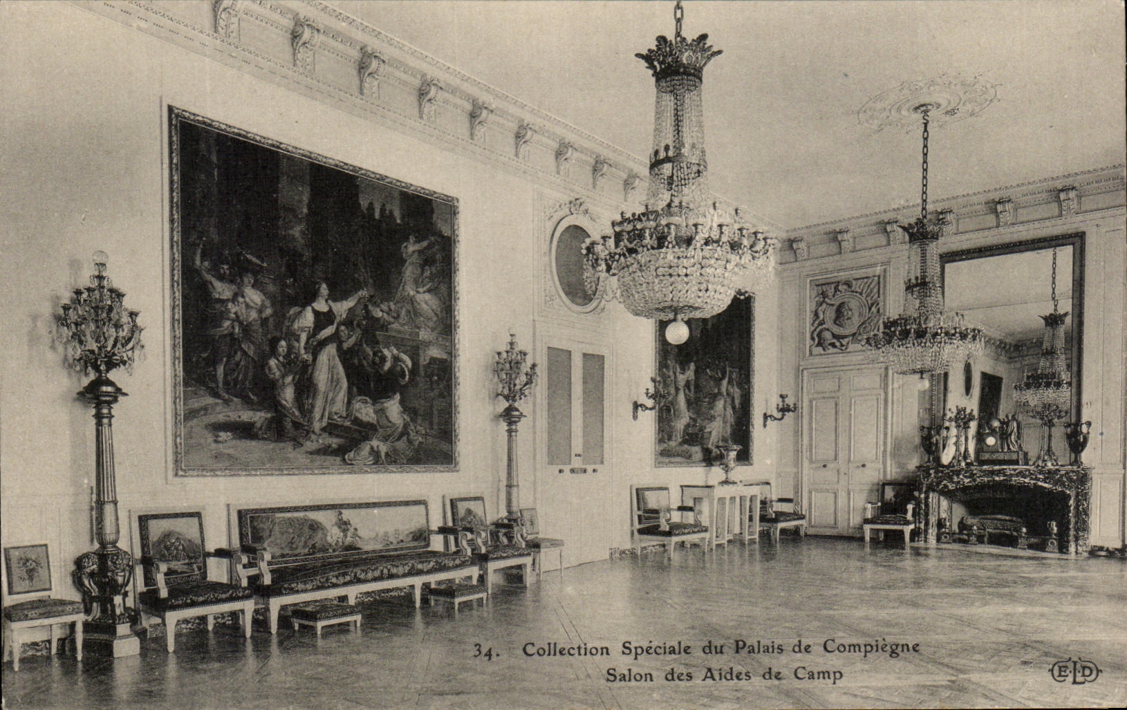Salon des Aides de Camp — Collection Spéciale du Palais de Compiègne — Éditeur ELD, n°34