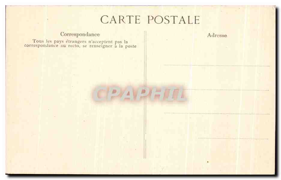 CPA Palais de Compiegne Galerie des Tapisseries Le Couronnement d'Esther — Rückseite