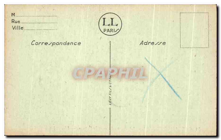 CPA Carcassonne Les Hautes Lices et la Peterne — Rückseite
