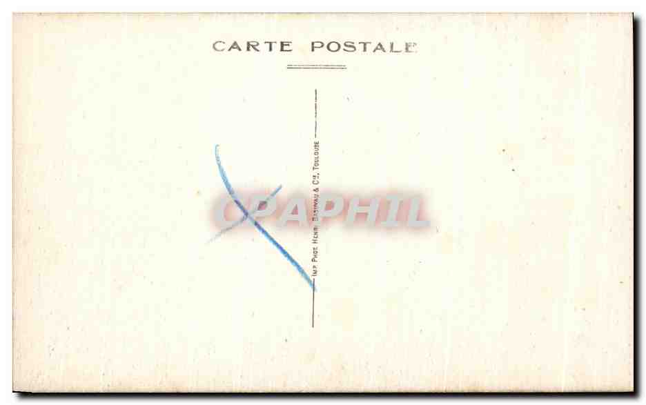 Cité de Carcassonne — Les Hautes Lices — Éditeur : Imp. Phot. Henri Bichon & Cie, Toulouse — Rückseite