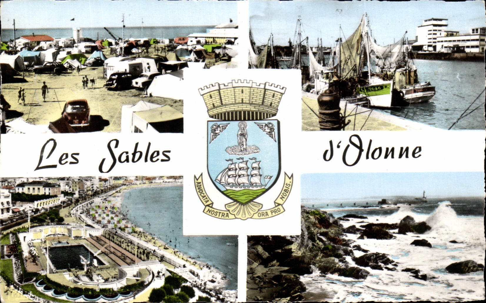 Les Sables d'Olonne — panoramic view — Editions P. Marlin