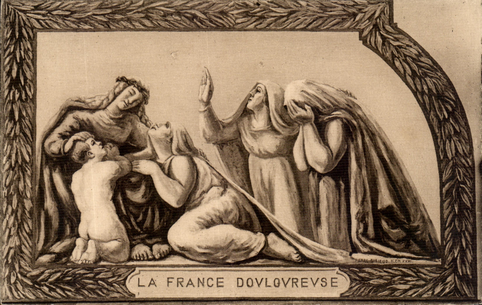 La France Douleureuse — Peinture murale — Pierre Girieud, N.C.M. XXI