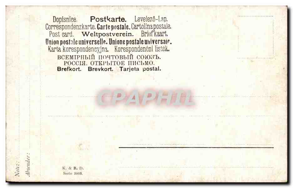 CPA Paysage petit port  — Verso
