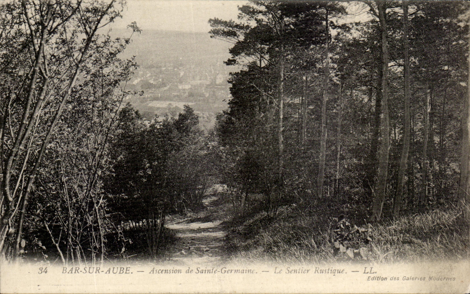 Bar-sur-Aube — Ascension de Sainte-Germaine — Le Sentier Rustique — Édition des Galeries Modernes