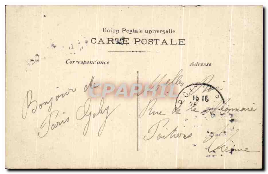 CPA Vue Panoramique du Cours de la Seine paris  — Rückseite