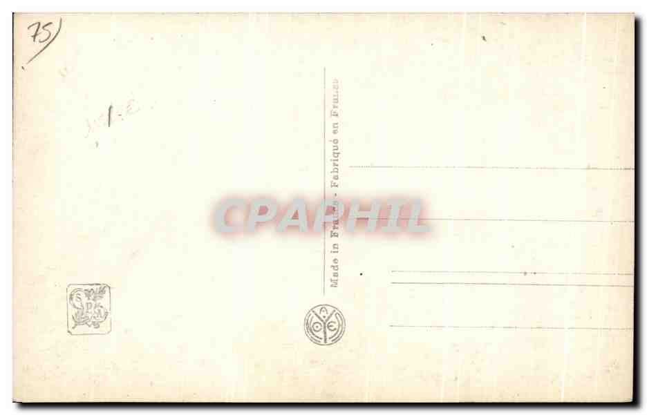 CPA Salon de Paris Le Serein a l'Isle R His  — Verso