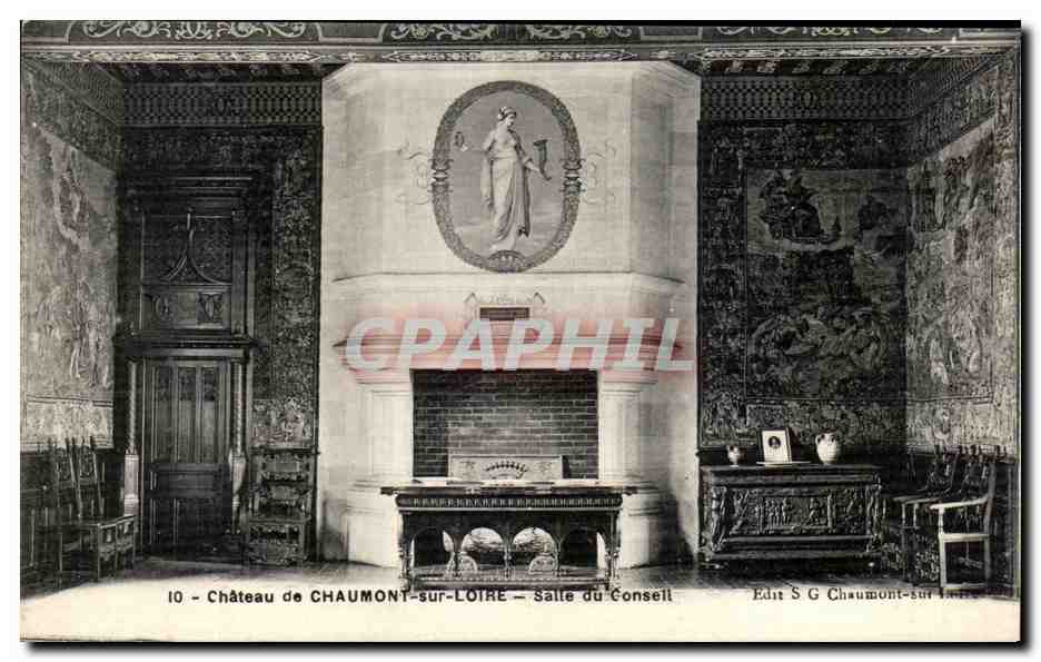 Château de Chaumont-sur-Loire — Salle du Conseil — Edit S G Chaumont-sur-Loire