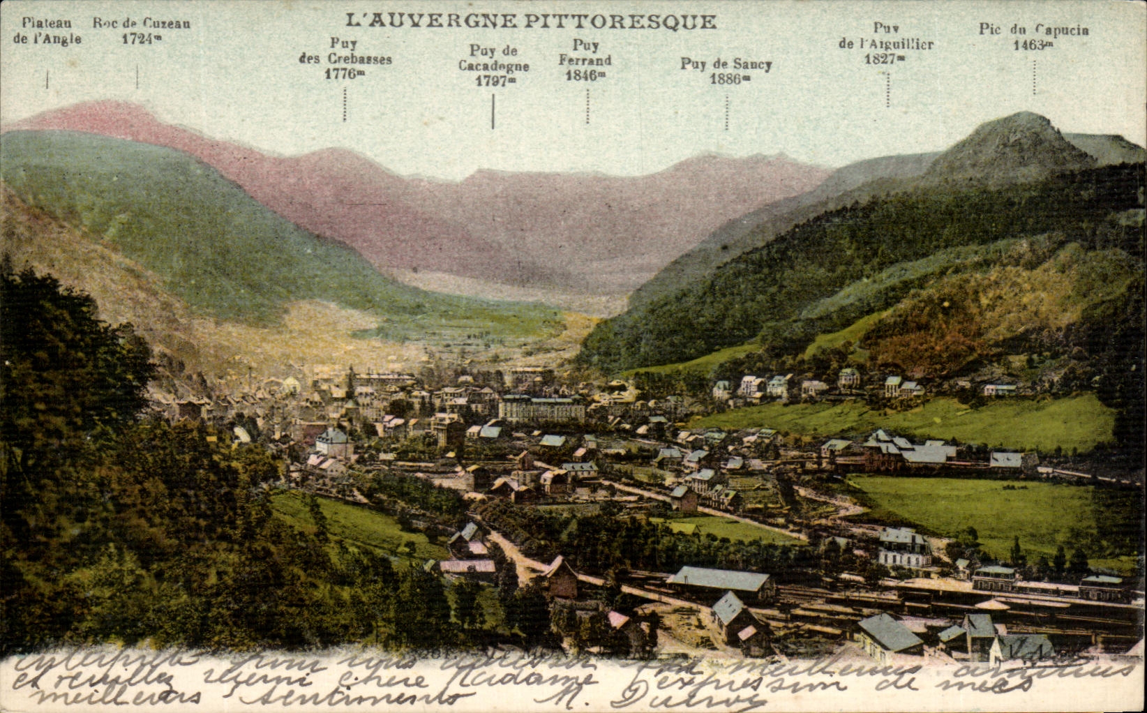 CPA L'auvergne Pittoresque Le mont Dore 