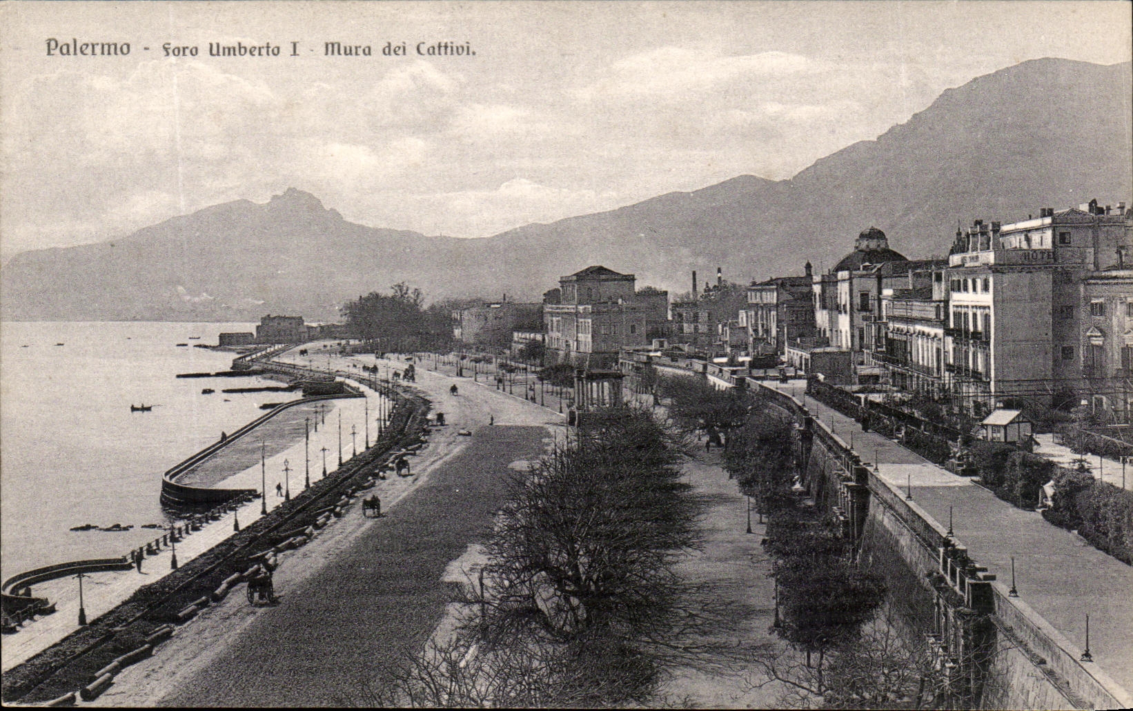 CPA Palermo Fora Umberto I Mura Dei Cattivi