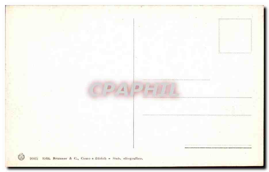 CPA Palermo Fora Umberto I Mura Dei Cattivi — Rückseite