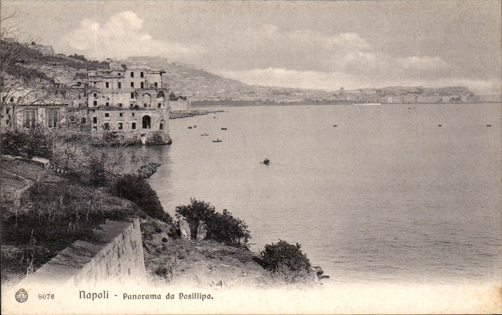CPA Napoli Panorama Da Posillipa