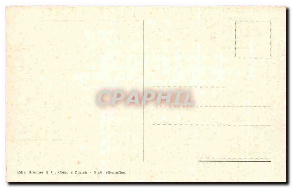 CPA Napoli Panorama Da Posillipa — Rückseite