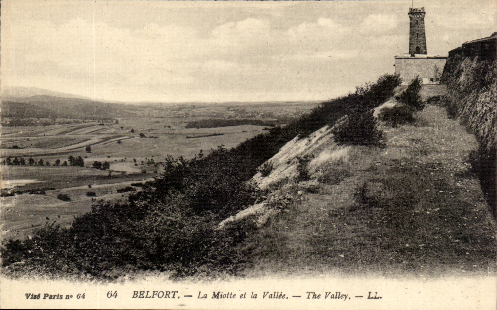 CPA Belfort La Miotte Et La Vallee 