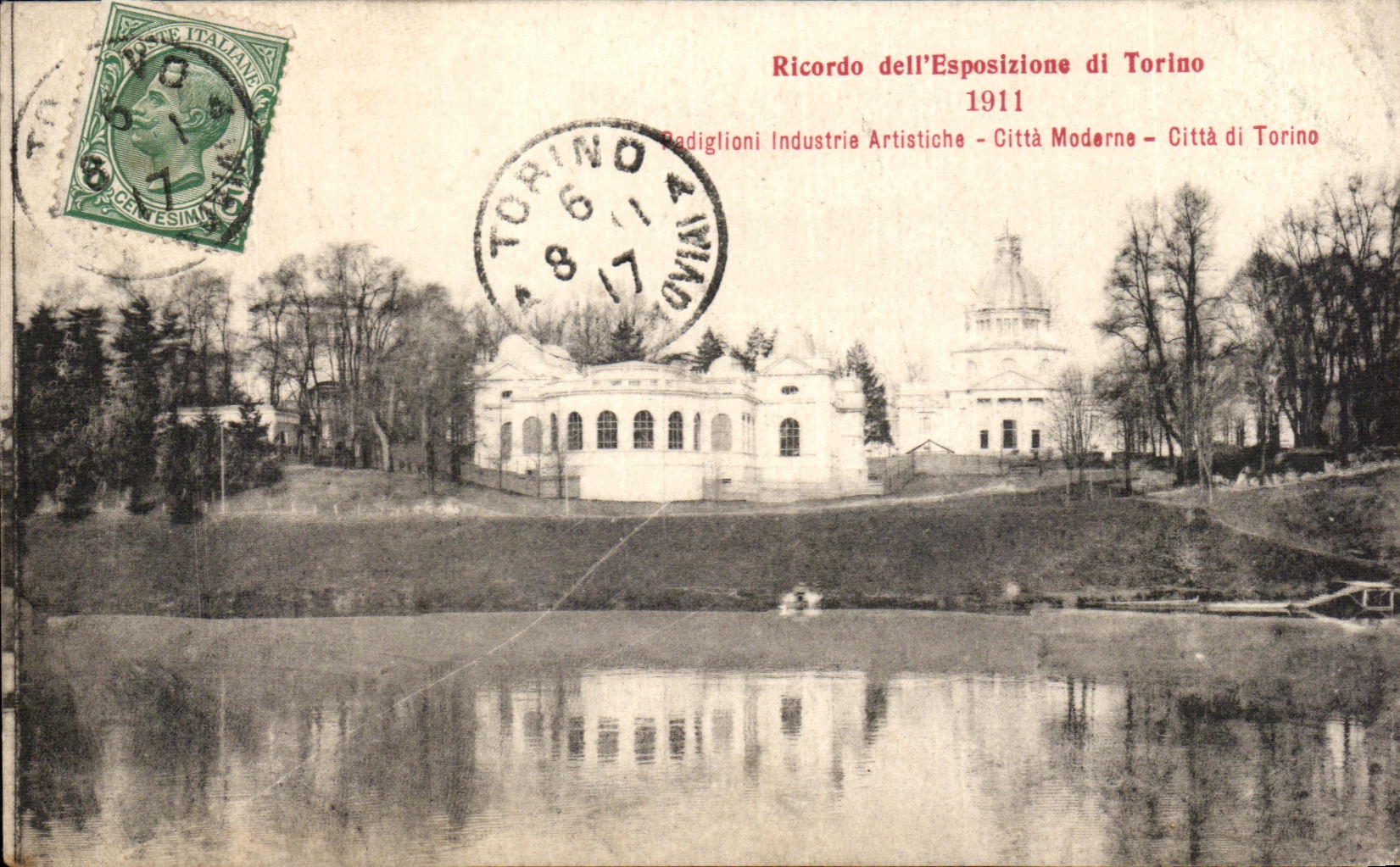 CPA Ricordo dell Esposizione di Torino 1911 Radiglioni industrie Artische Citta moderne 