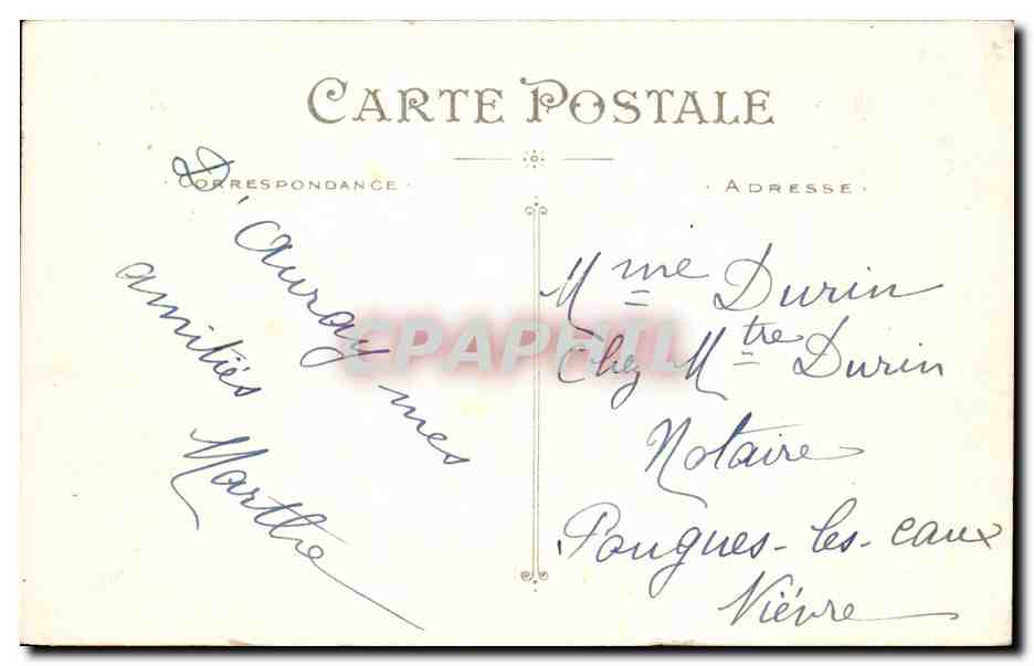 Ste-Anne-d'Auray — Le Musée Nicolazic et le Clocher de la Basilique — Artaud et Nozais, Nantes — Verso