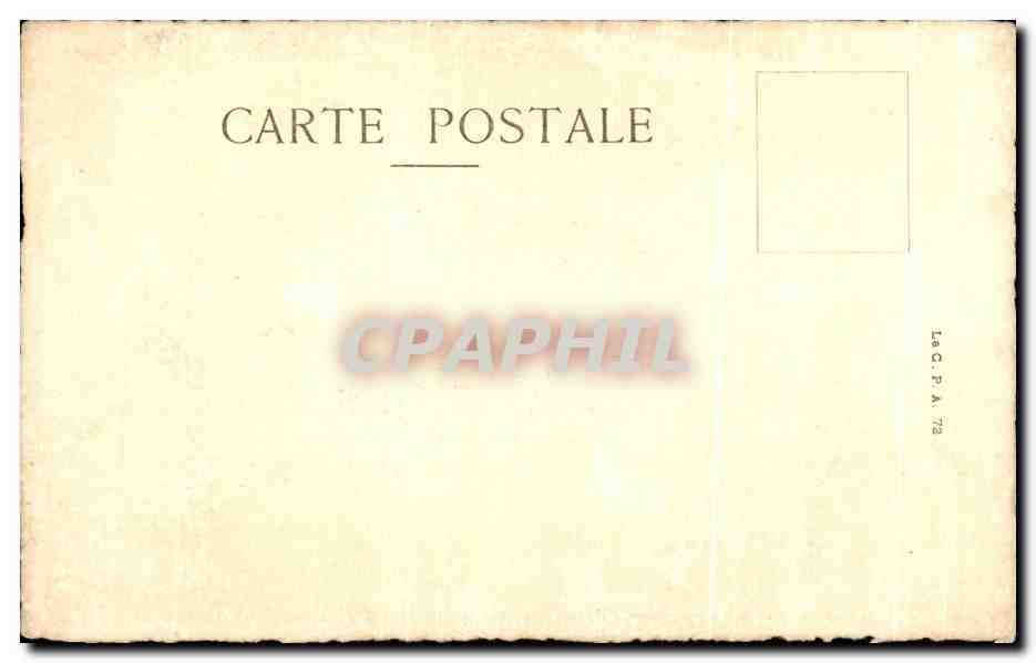 CPA Bordeaux Cloitre St Severin — Verso