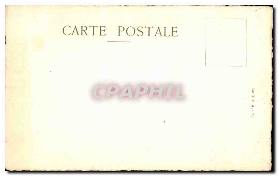 CPA Bordeaux Galeries du Palais Galien — Verso