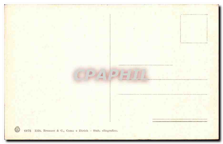 CPA Roma Palatino Avanzi dello Stadio — Rückseite