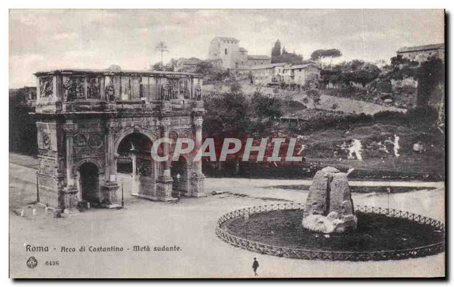 CPA Roma Arco di Costantino Meta Sudante