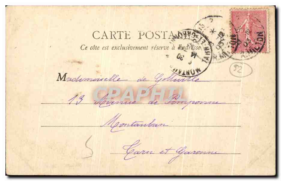 Il Bois de Boulogne nell'autunno — Intorno al Grand Lac — B. F., Parigi — Verso