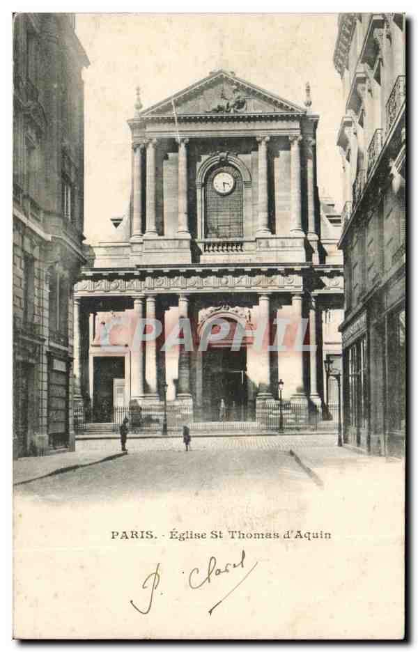 CPA Paris Eglise St Thomas d'Aquin