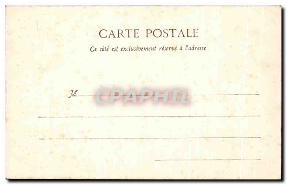 CPA Paris Eglise St Thomas d'Aquin — Rückseite