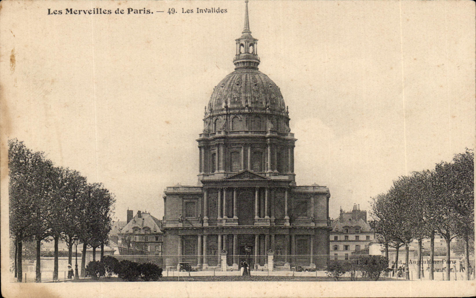 CPA Les Merveilles de Paris Les Invalides