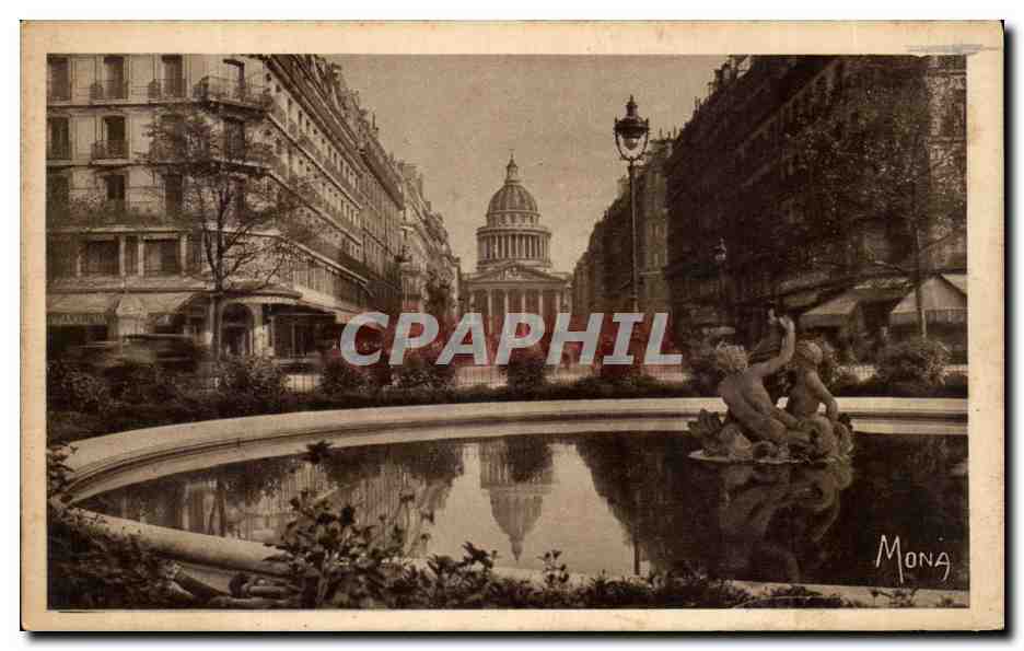 CPA Paris Petits Tableaux de Paris Rue Soufflot pantheon 
