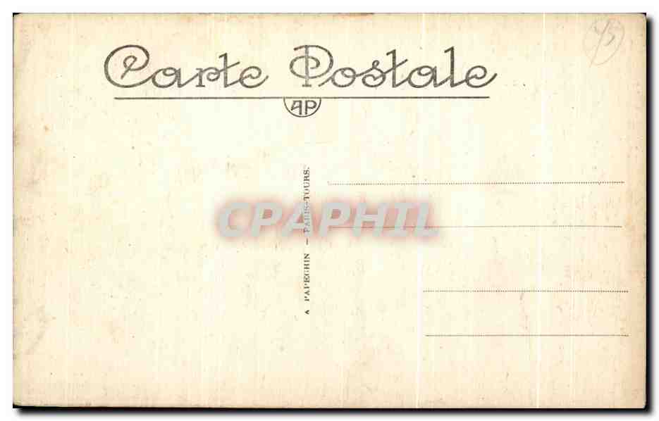 CPA Paris de la Concorde Place Concorde — Rückseite