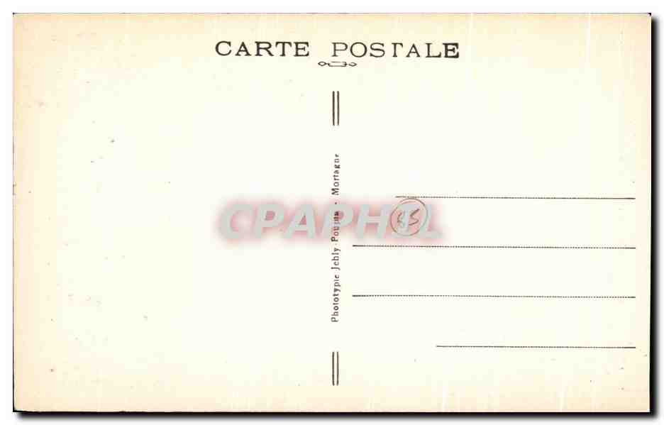 CPA Abbaye De Maillezais Entree De La Cave Salee Ou Le Sel Se Deposait Lorsque La Mer Se retirait  — Back
