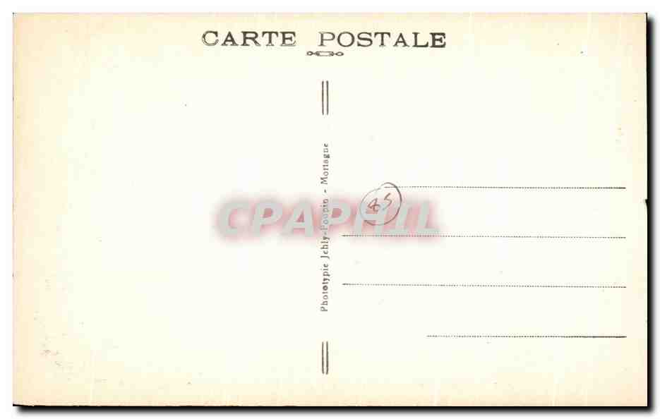 CPA Abbaye De Maillezais Le Dortoir De l'Infirmerie — Back