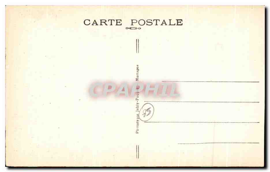 CPA Abbaye De Maillezais Entree De l'Eglise — Back