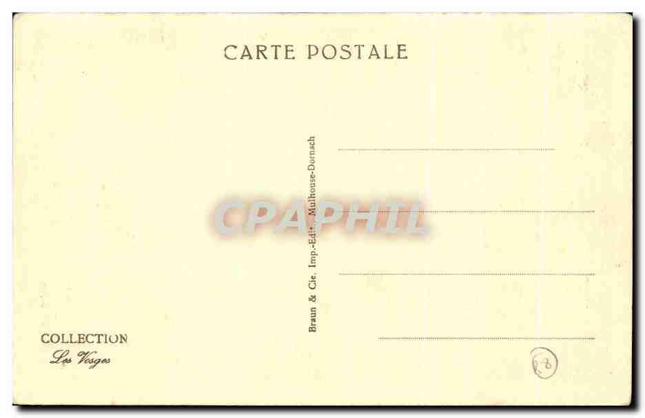 CPA Plombieres Les Bains Sentier De La Croisette — Verso