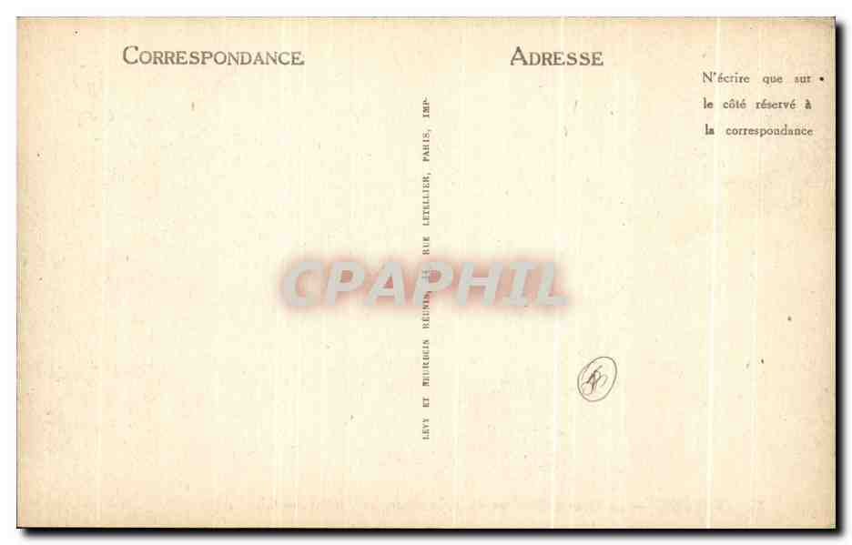 CPA Vittel Le Grand Hotel Vu De La Terrasse Du Casino — Rückseite
