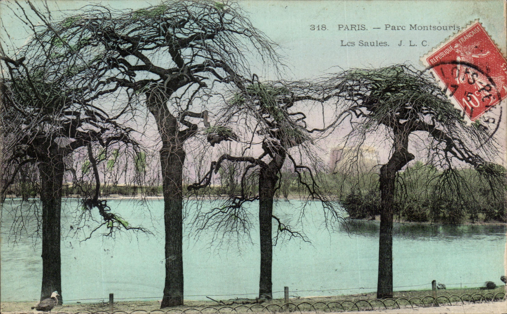 CPA Paris Parc Montsouris Les Saules