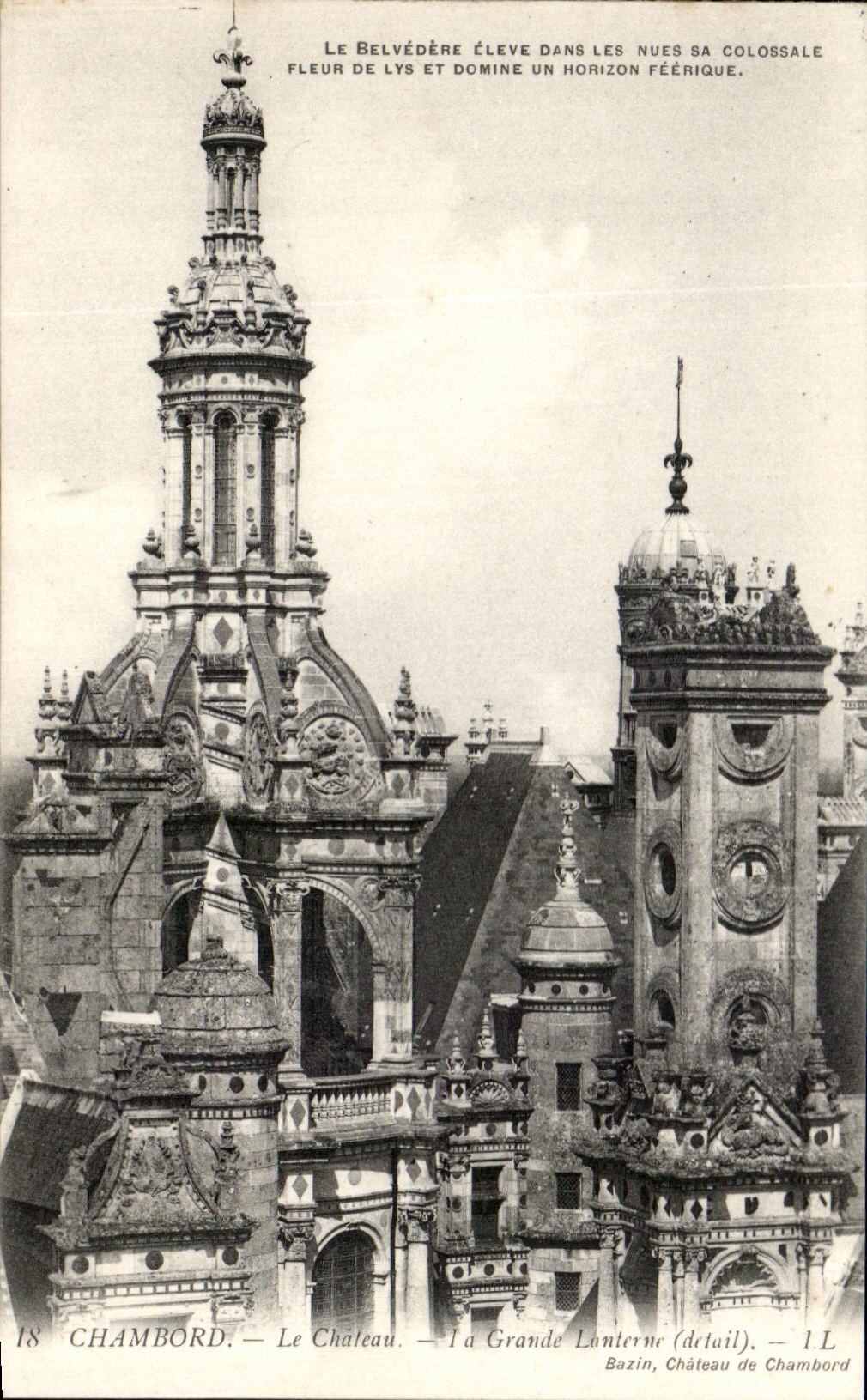 CPA Chambord Le Chateau Le Grande Lanterne