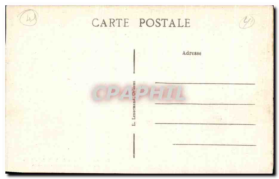 CPA Les Grands Chateaux des bords de la Loire Blois — Rückseite