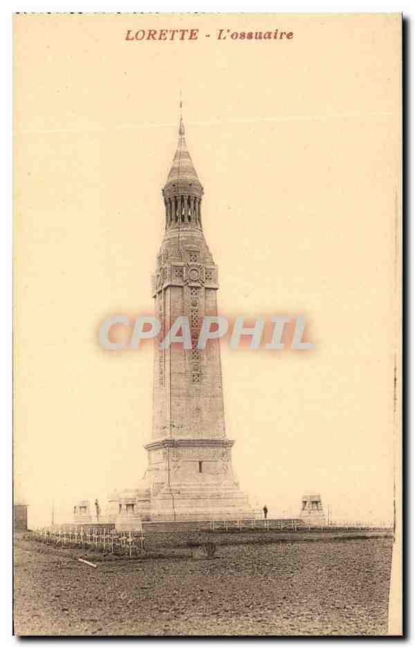 Lorette - L'ossuaire — monument commémoratif — éditeur non identifié
