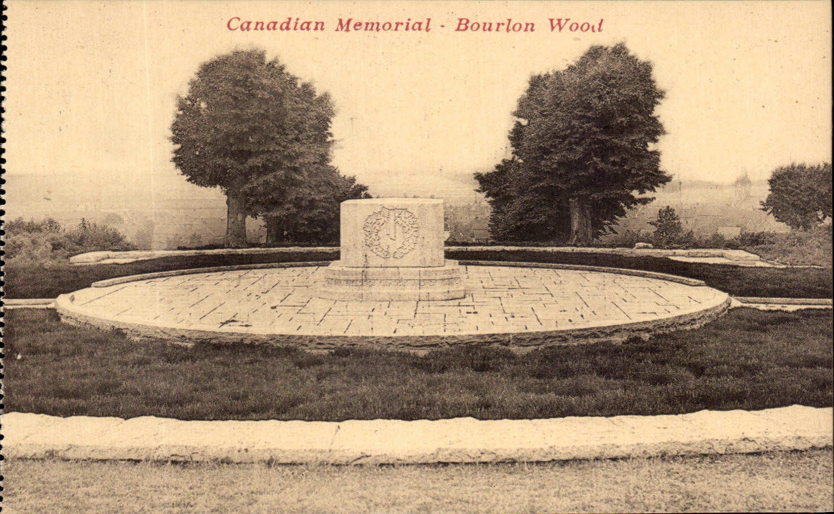Monumento canadiense - Bourlon Wood — Monumento canadiense