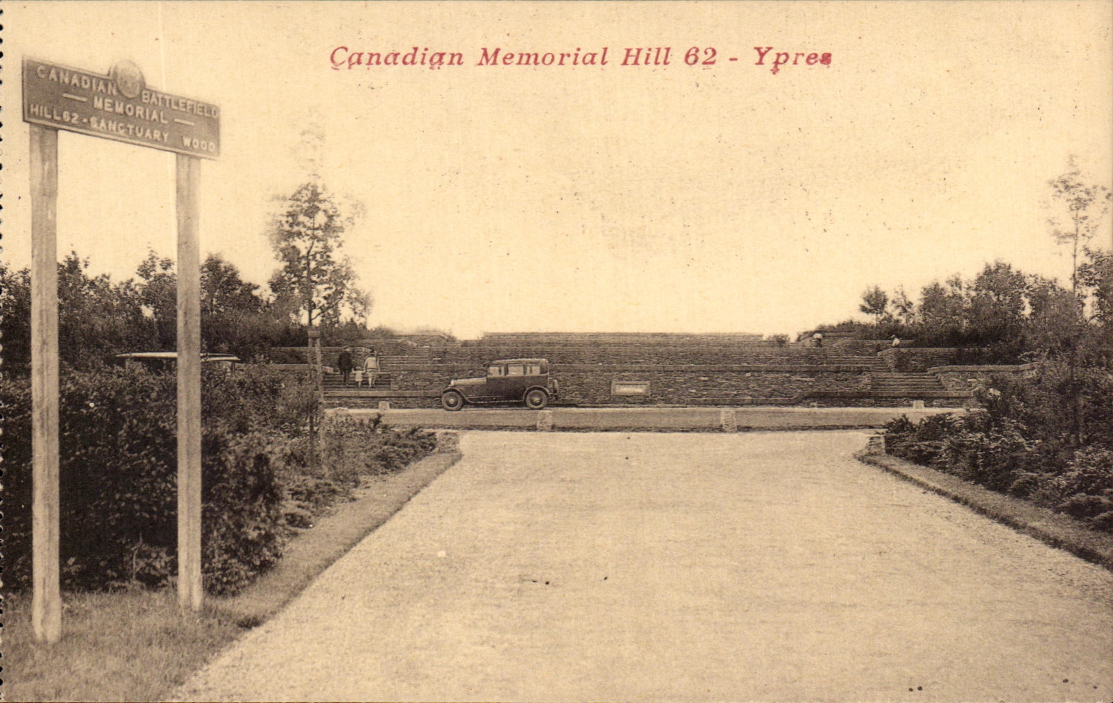 Canadian Memorial Hill 62 - Ypres — Sanctuaire du champ de bataille canadien — éditeur CPAPHIL