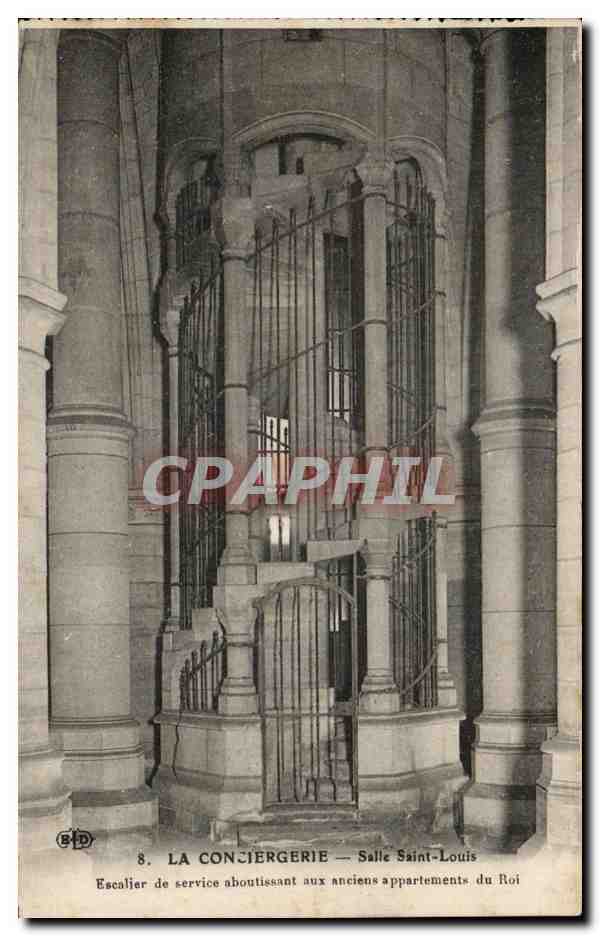 CPA La Conciergerie Salle Saint Louis Paris 