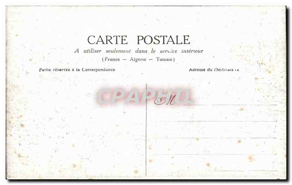 CPA Inondations de Paris Gare des Invalides — Rückseite