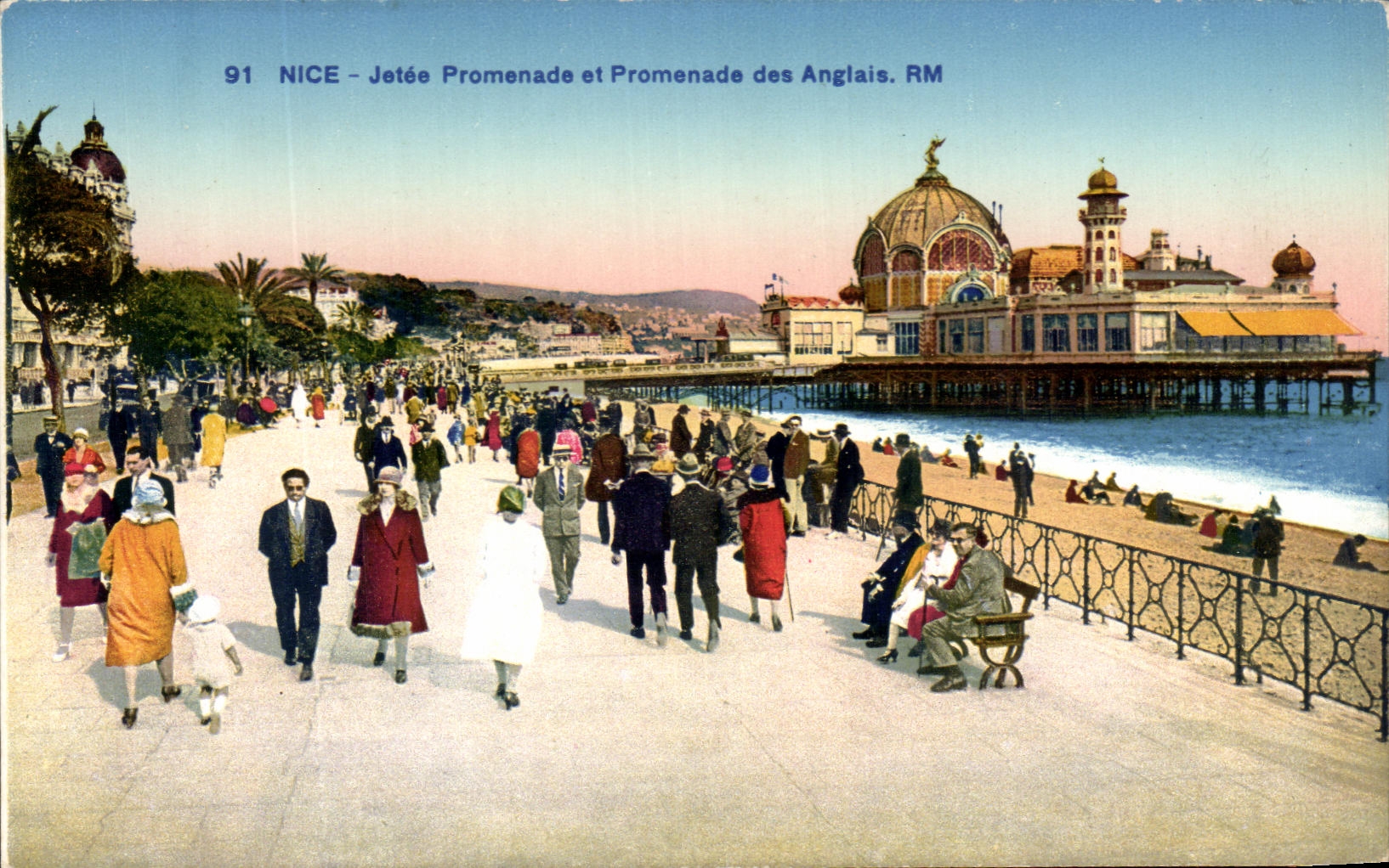 CPA Nice Jetee Promenade et des Anglais