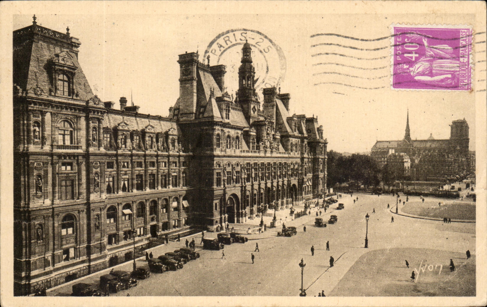 CPA Paris En Flanant L'Hotel de Ville 
