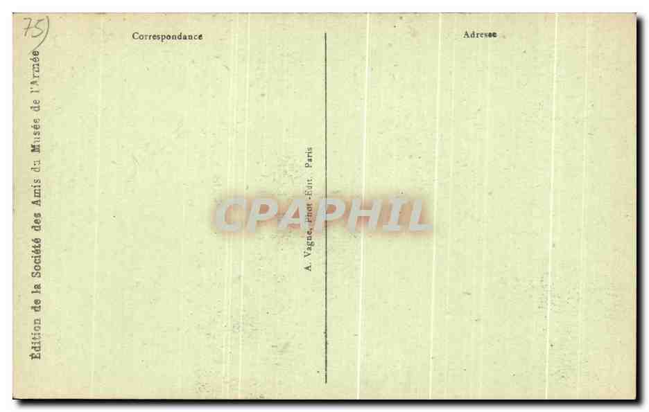 CPA Paris La Chapelle Napoleon a l'Hotel des Invalides — Rückseite