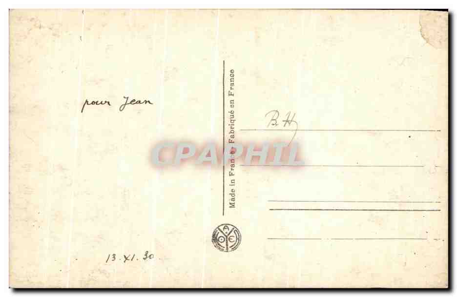 CPA Paris Notre Dame Chimeres Elephant — Verso