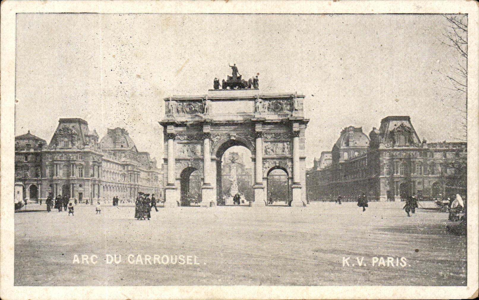 CPA Arc Du Carrousel Paris
