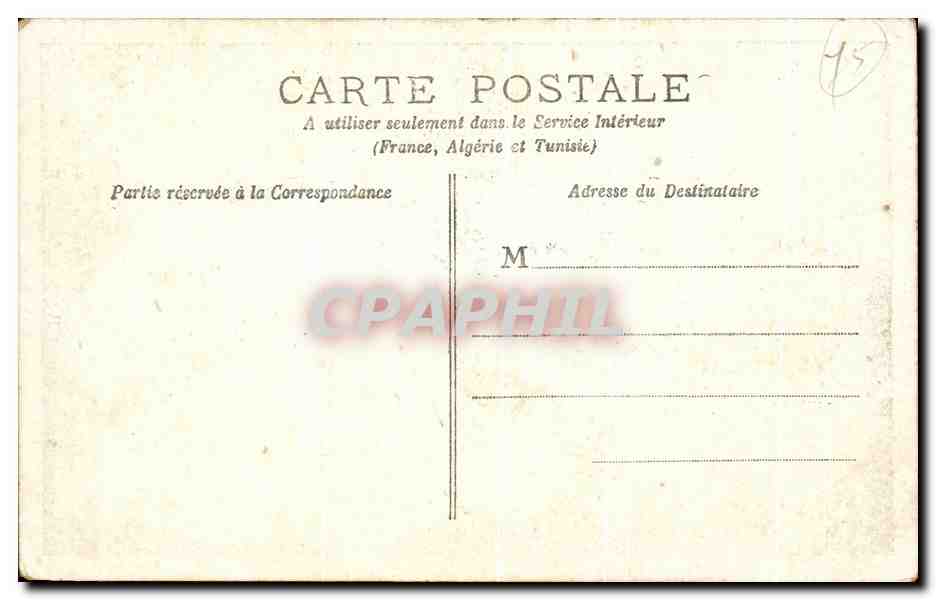 CPA Arc Du Carrousel Paris — Rückseite